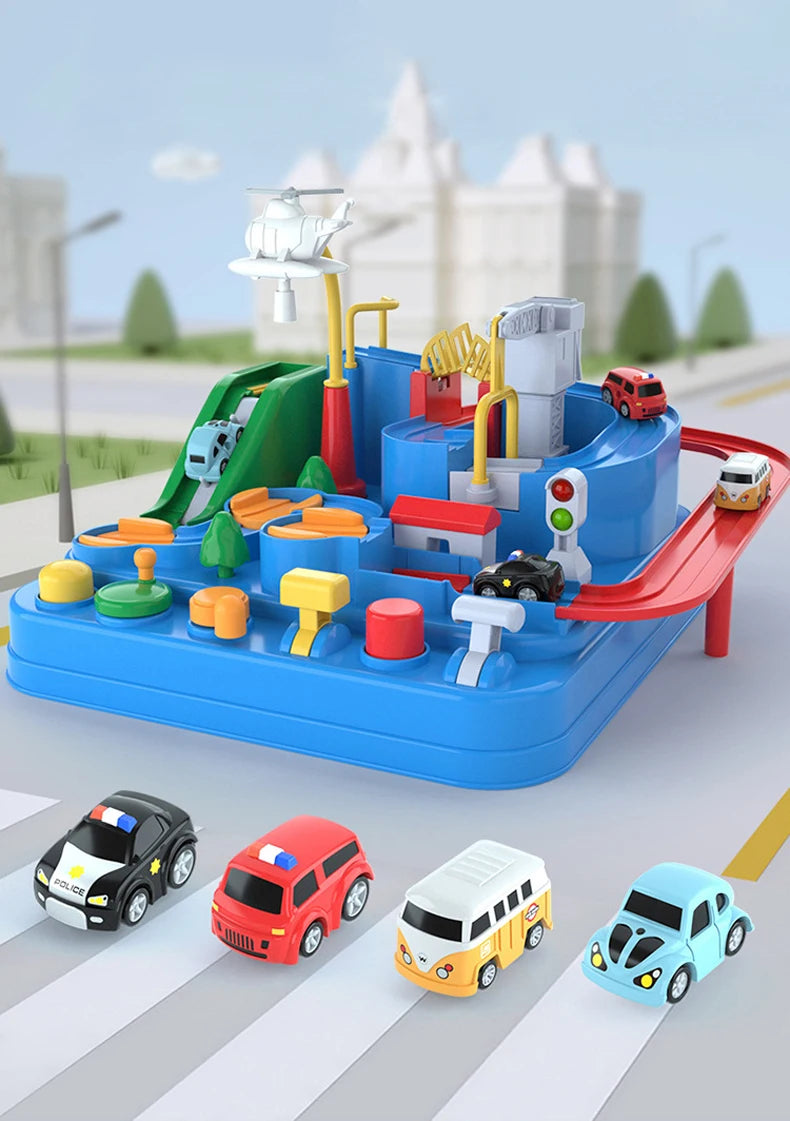 Racing Rail Car Model Space Aerospace Animals Educational Toys Children Train Track Adventure Brain Mechanical Interactive Game - Shoppiline