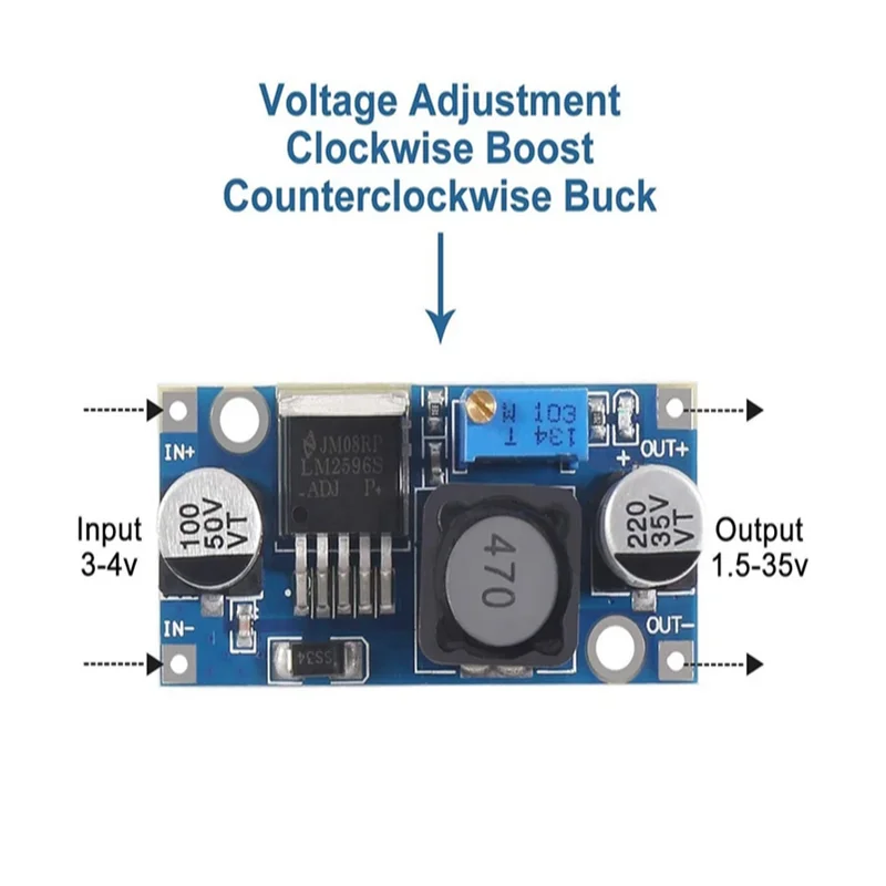 Module d'alimentation abaisseur DC-DC LM2596s 3A réglable, module abaisseur LM2596, régulateur de tension 24V 12V 5V 3V