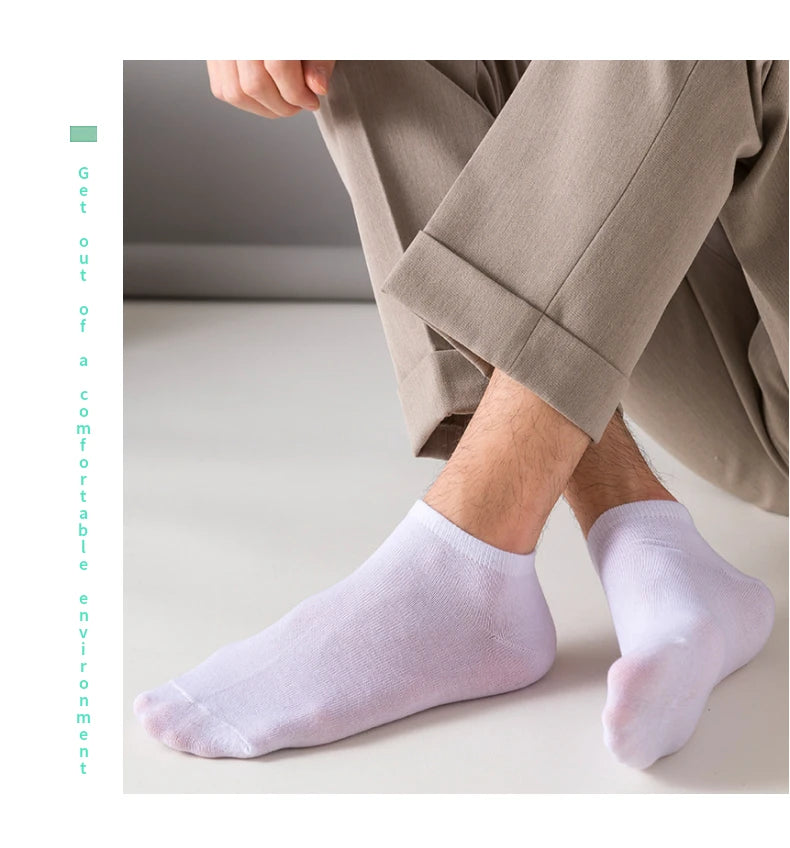 3/5/8 Pairs Women/Men Boat Socks Invisible Low Cut Silicone Non-slip Summer No-show Ankle Socks Solid Color Casual Breathable