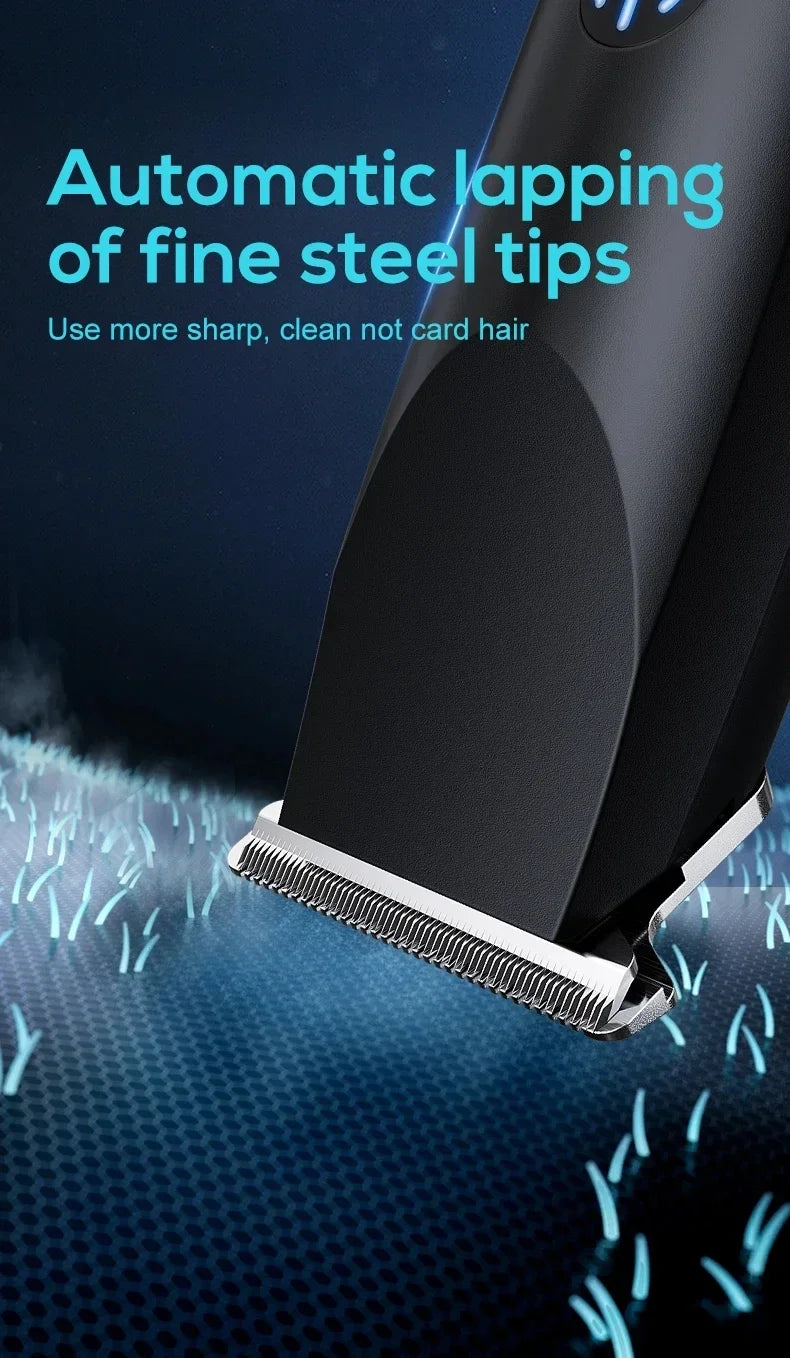 Electric Hair Trimmer Adjustable Cutter Head Design Men Professional Barber Cutting Shaving Machine USB Charging For Home Salon