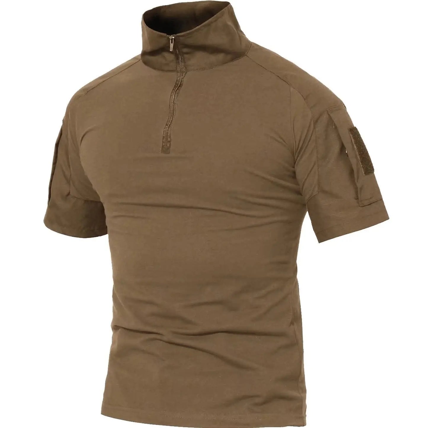TACVASEN Men's Short Sleeve T-Shirts With Zipper Pockets Mens Summer Solid T Shirts Safari Tee Shirts Hiking Work Clothing - Shoppiline