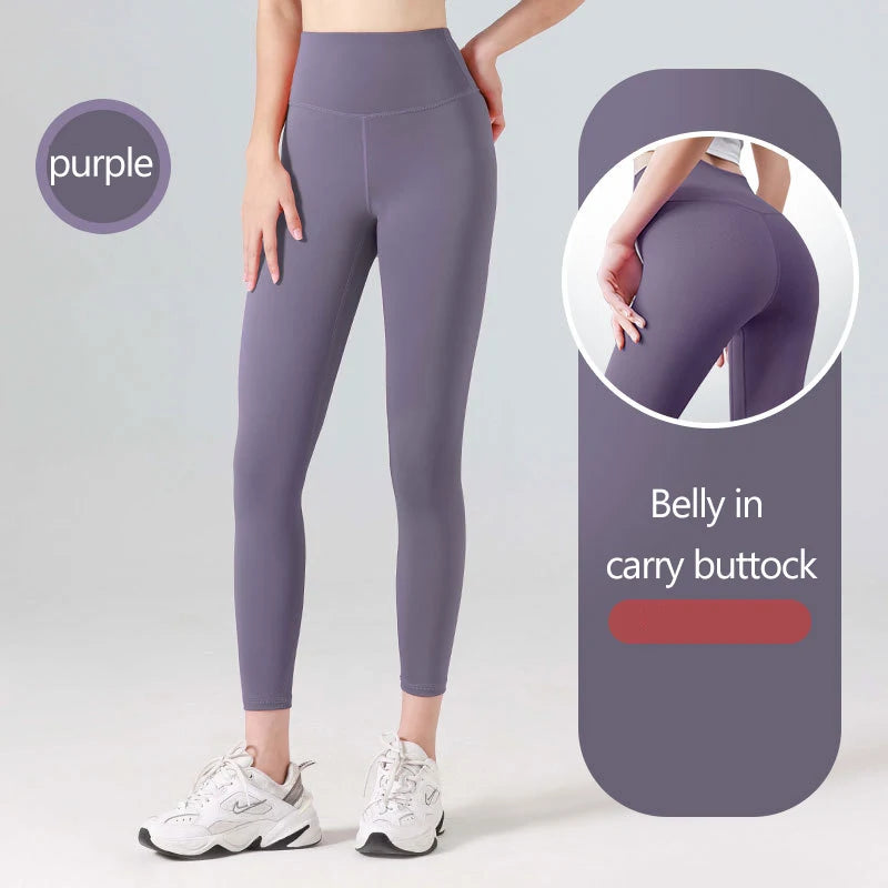 UPF50+Ribbed Yoga Pants High Waisted Gym_eggings Sport Women Fitness SeamlessFemale Legging Tummy Control RunningTraining Tights