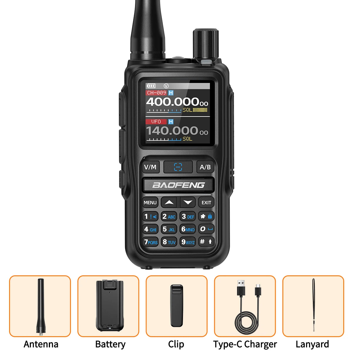 BAOFENG UV-5R Mini Walkie Talkie Multi Band Bluetooth Programming Wireless Copy Frequency 999CH AM FM Long Range Two Way Radio - Shoppiline