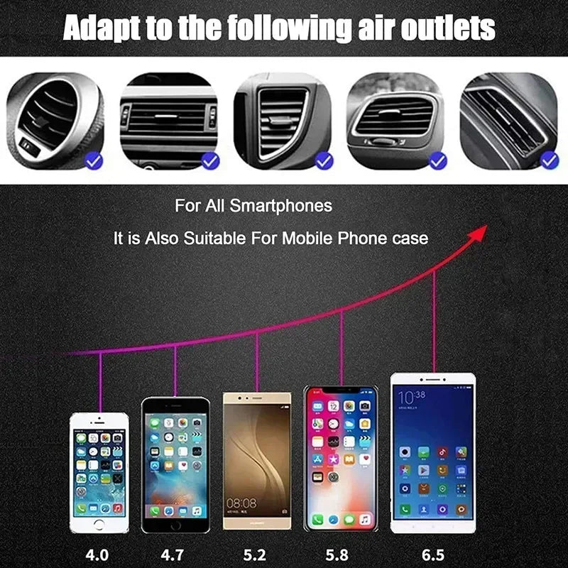VIKEFON Car Wireless Charger Car Phone Holder for iPhone 17-12 Pro Max 11 Pro X MAX 8 7 Plus Intelligent Infrared Phone Holder - Shoppiline