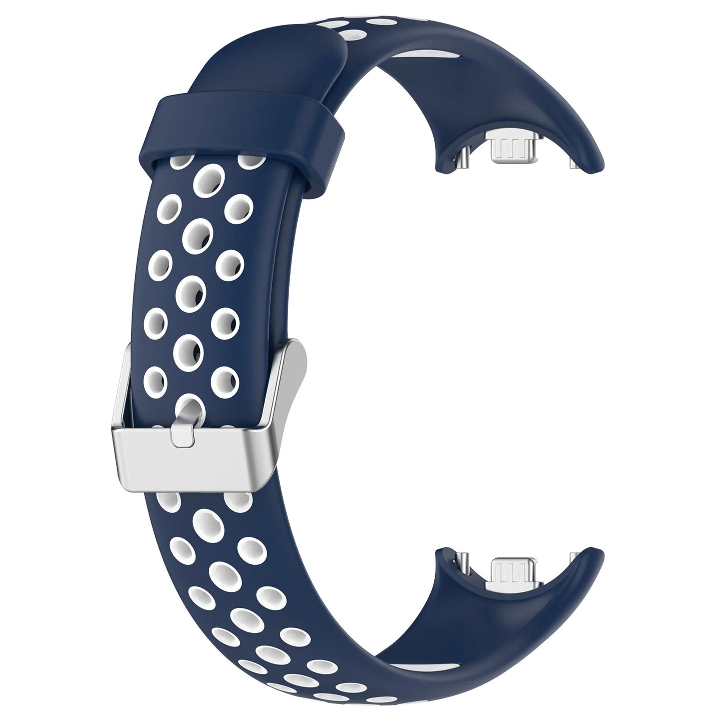 Für Xiaomi Band 8 9 Silikonarmband, zweifarbiges, atmungsaktives Smartwatch-Armband, Ersatzarmband für Xiaomi MiBand 8 9