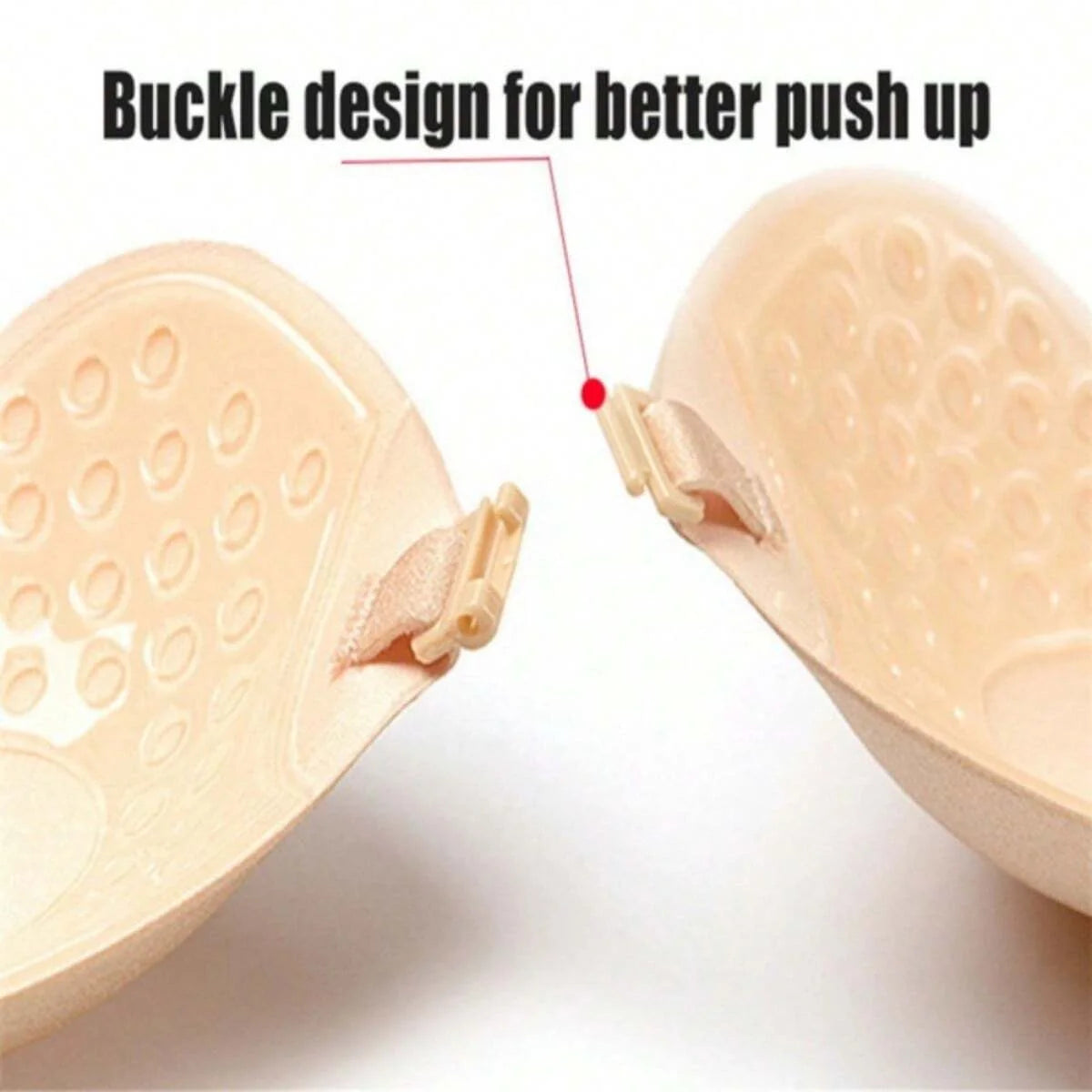 FINETOO 1-15PCS Women Invisible Nubra Breast Patch Tow-Color Hypoallergenic Mango Cup bra Silicone Non-Falling Off Thin