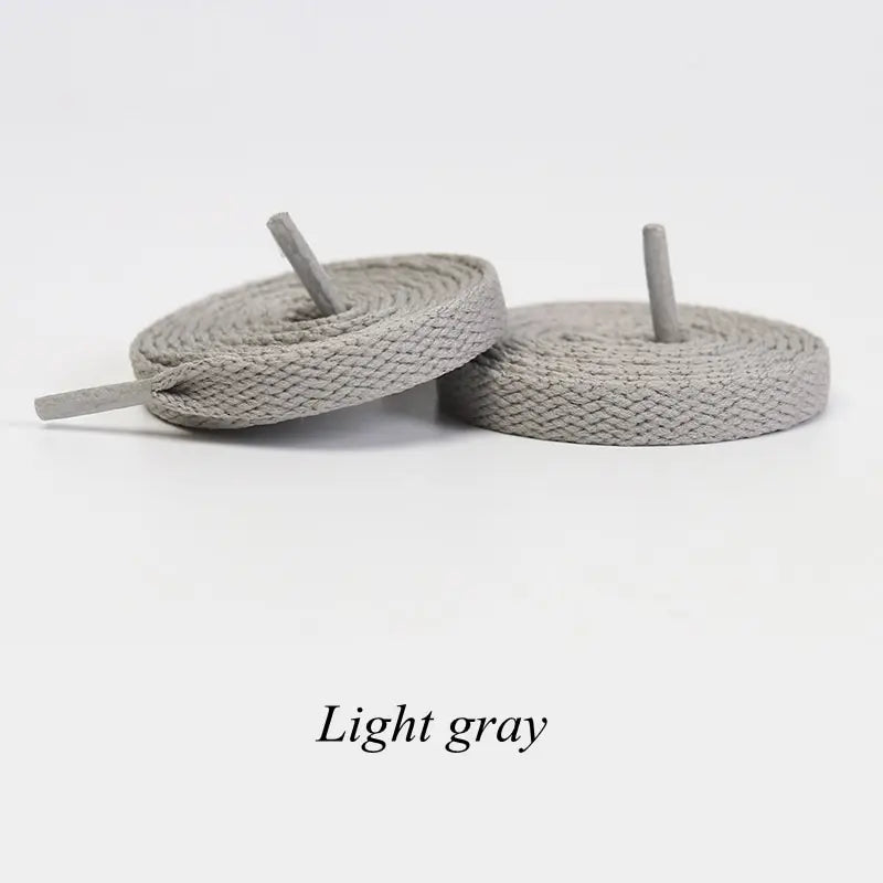 1Paar flache Schnürsenkel, klassische Qualität, Seilschnürsenkel, einfarbig, lässige Turnschuhe, Schnürsenkel, Schuhzubehör 100/120/140/160/180CM