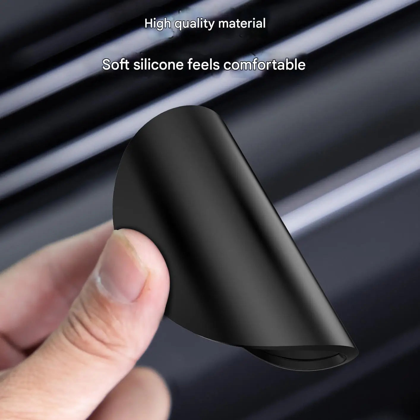 New Car Cup Holder Anti-Slip Silicone Insert Coaster Mat Universal Car Accessories Black Fit For Most Cars