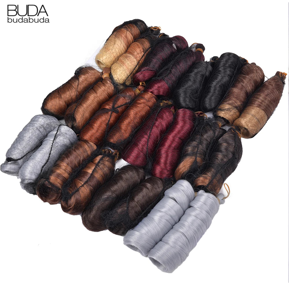 French Curls Braiding Hair Extensions Synthetic Hair Loose Wave Spiral Curl Braids High Temperature Ombre Pre Stretched Hair