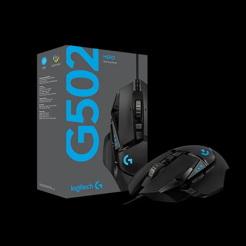 Logitech G502hero Master Wired Gaming Mouse 502 Esports Machinery Eat Chicken Macro CS Programming Peripheral - Shoppiline