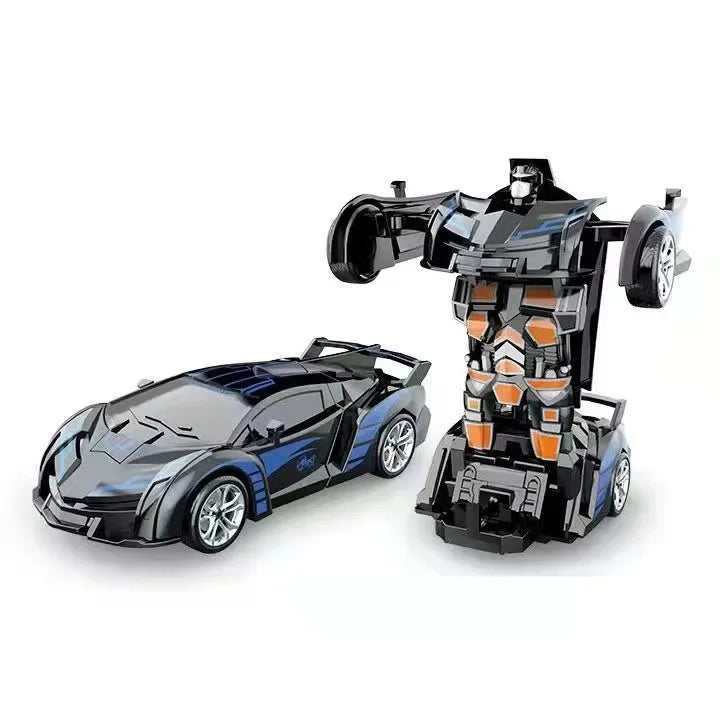 Verformbares Spielzeugauto, Trägheitsaufprall, Ein-Knopf-Verformung, Jungenpuzzle, Kollisionsverformung, Autobot-Roboter