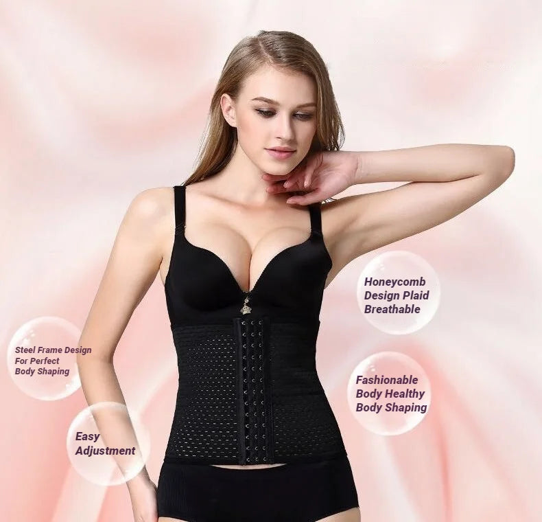 Postpartum Corset Women Body Shapewear Black Belly Band Tummy Slimming Shaping Shaper Flat Belly