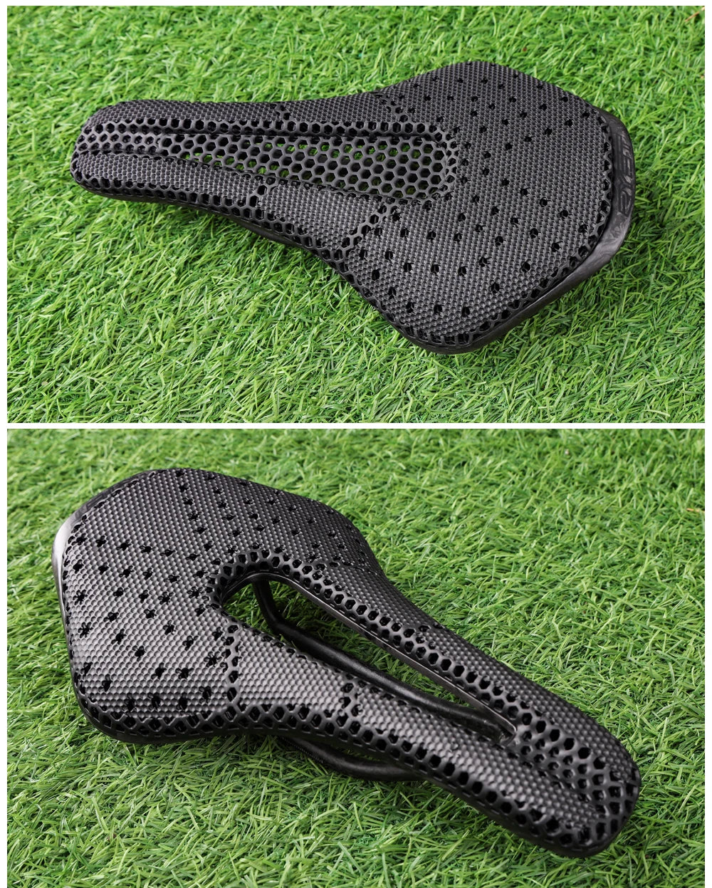 RYET Full Carbon 3D Printed Saddle Ultralight Hollow Comfortable Breathable MTB Road Racing Bike Cycling Seat Bicycle Accessory - Shoppiline