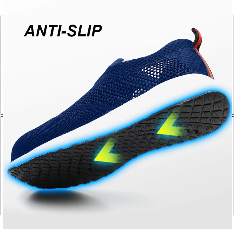 Breathable Safety Shoes Man Steel Toe Anti-Puncture Reinforced Sole Men's Work Shoes Lightweight Slip Resistant Safety Sneaker - Shoppiline