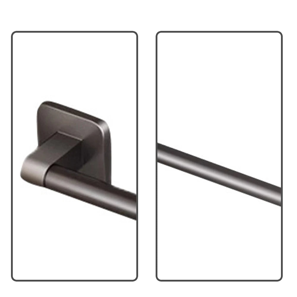 Homefish towel rack, non perforated wall hanging rack, bathroom towel rack, single pole bathroom storage rack