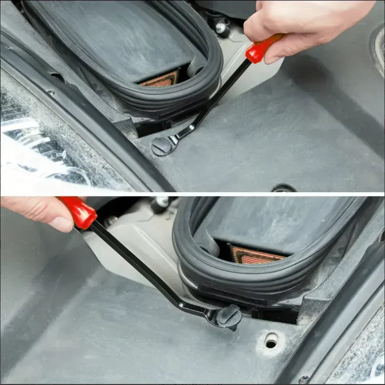 kkjoy Car Clip Removal Pliers Trim Pry Tool Kit for Auto Body Panel Door Fastener Repair