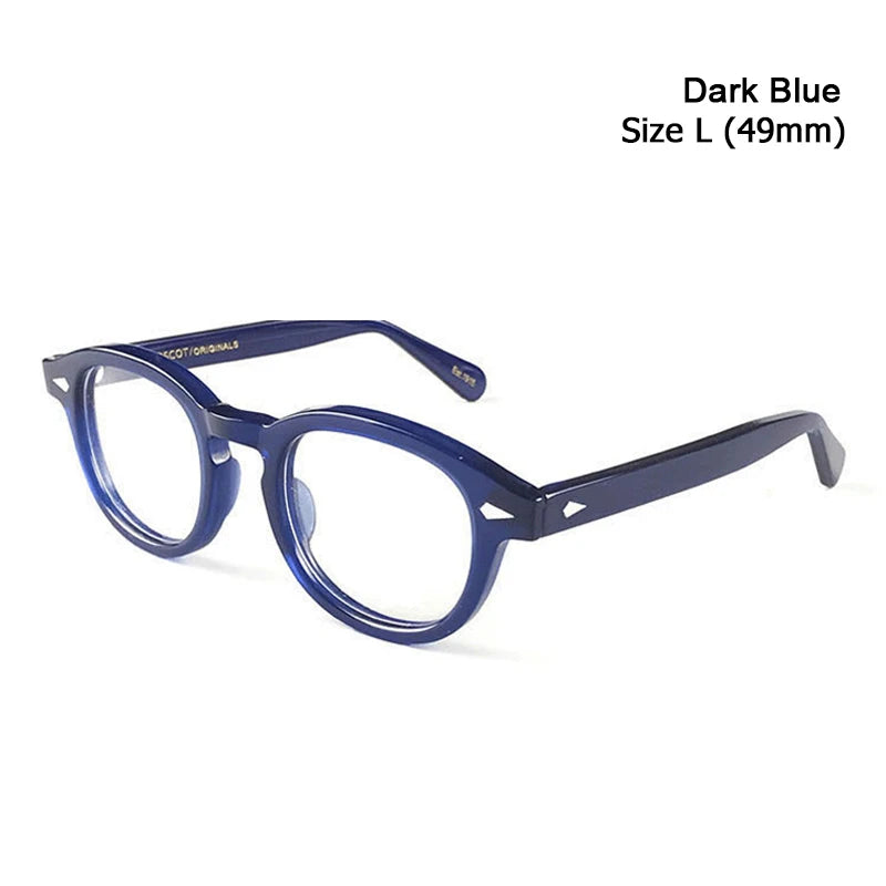 Johnny Depp Lemtosh Eyeglasses Frame Men Optical Glasses Women Computer Goggles Clear Lens Luxury Brand Vintage Acetate Frame