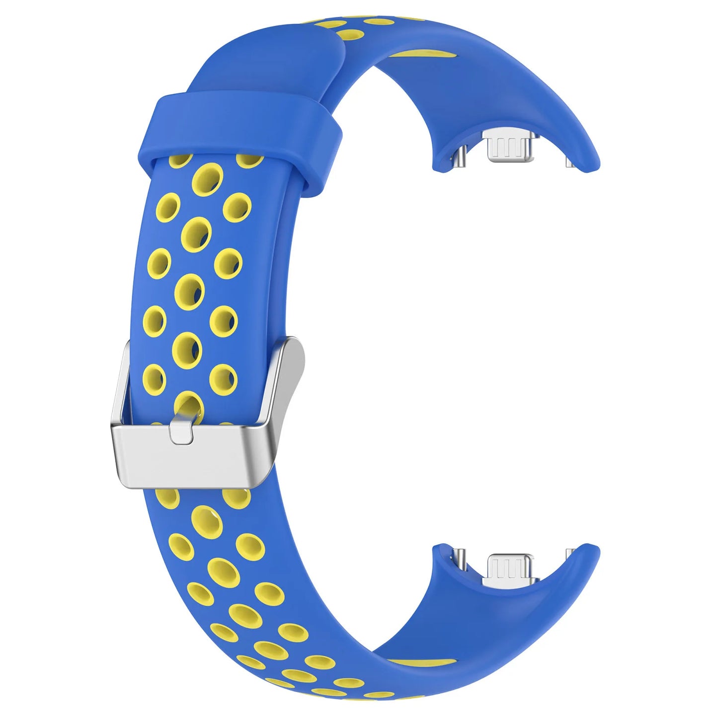 Für Xiaomi Band 8 9 Silikonarmband, zweifarbiges, atmungsaktives Smartwatch-Armband, Ersatzarmband für Xiaomi MiBand 8 9
