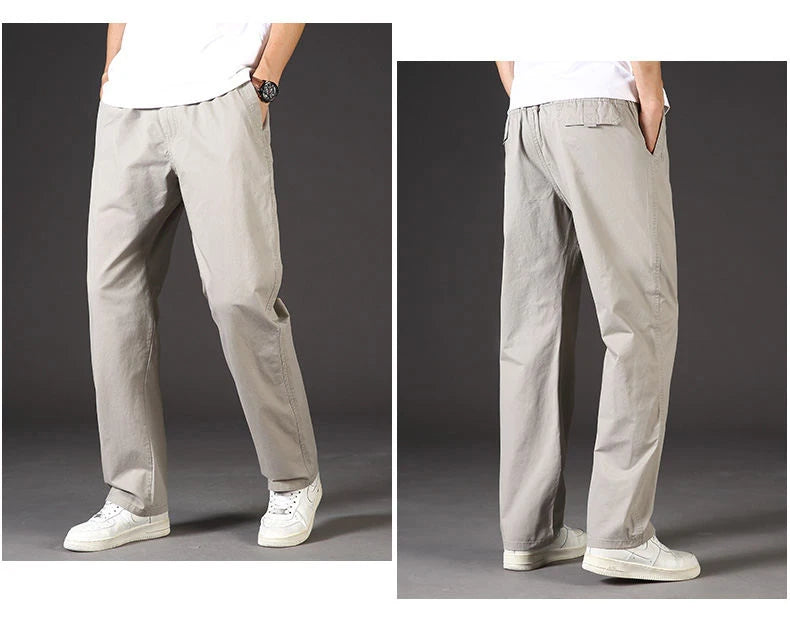 Herren Cargo Hose Sommer Frühling Baumwolle Arbeitskleidung Neu Übergröße 6XL Casual Klettern Jogginghose Sweathose Hombre Herbst Hose