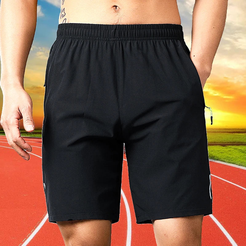 Men's Shorts Summer Football Soccer Sports Short Pants Breathable Drawstring Quick Dry Running Sports Shorts Men Jogging Bottom