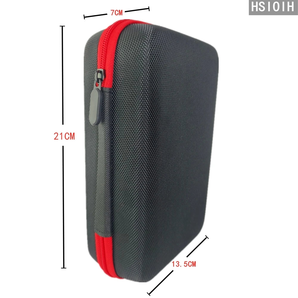Clearance_Big Earphone Data Storage Bag Oval Square Rectangle Cable  Bags Supersize Zipper Pouch Tech Gadgets Portable Charger U