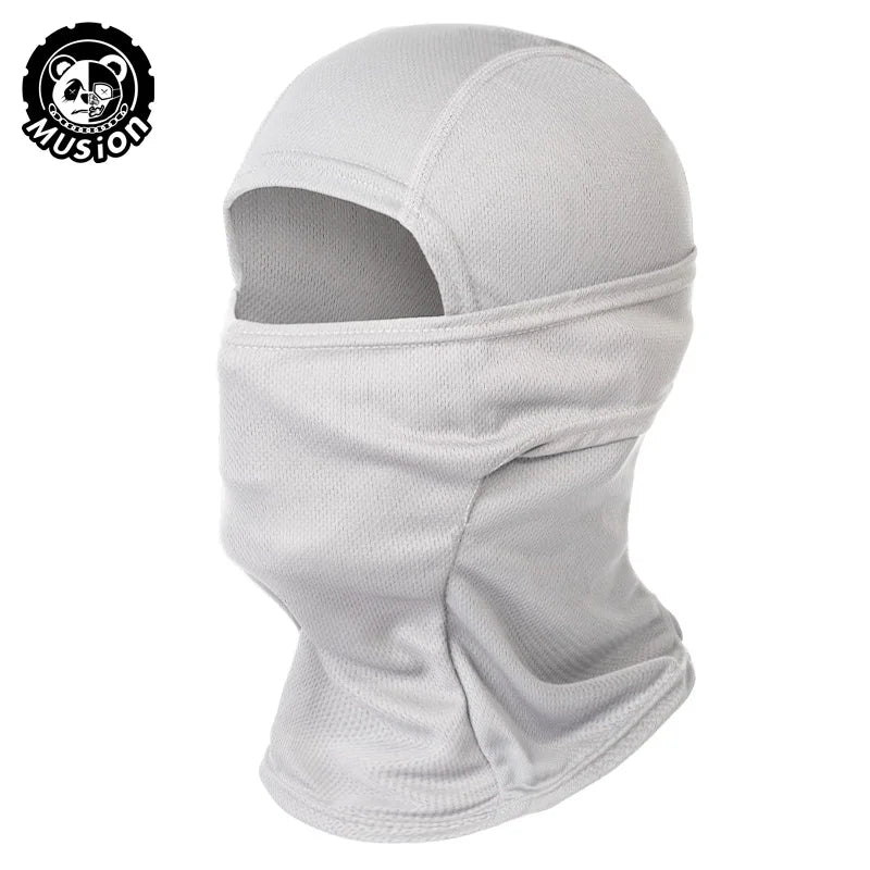Musion Motorrad Sturmhaube Sonnenschutz Vollgesichtsmaske Atmungsaktives Mesh Airsoft Maske Sturmhaube Fahrrad Radfahren Kopfbedeckung Unde