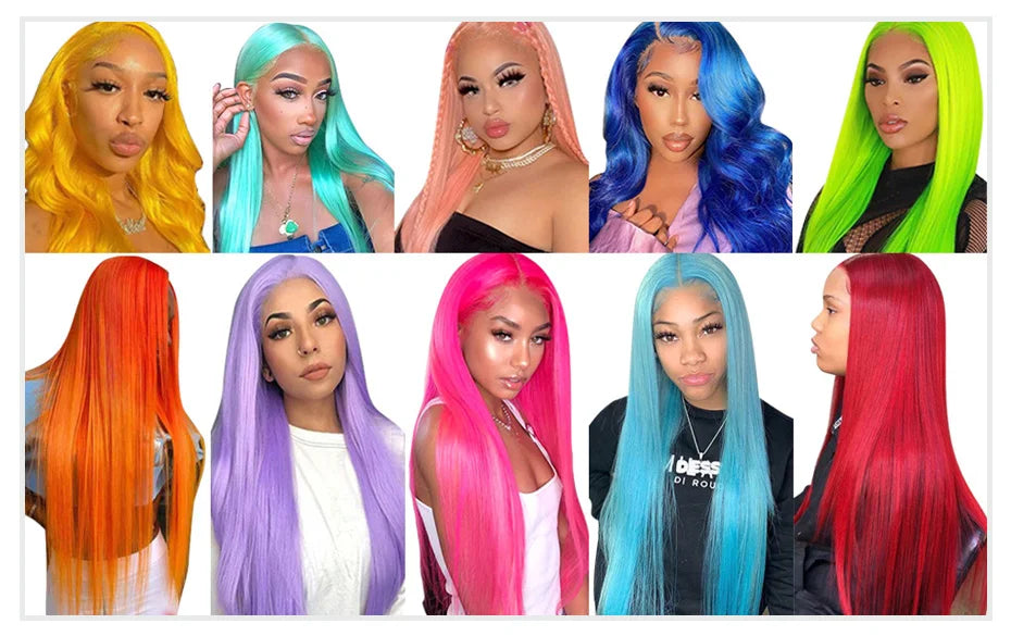 13x4 13x6 360 HD Transparent 613 Honigblond Farbe Spitze Front Echthaar Perücken für Frauen Rohes brasilianisches glattes Lace Frontal Perücke