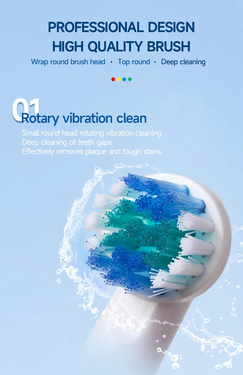 20Pcs/Lot Electric Toothbrush Head For Oral B Sensitive Replacement Brush Heads D25 D30 D32 D18 4739 3709 4728 D4510 D12013