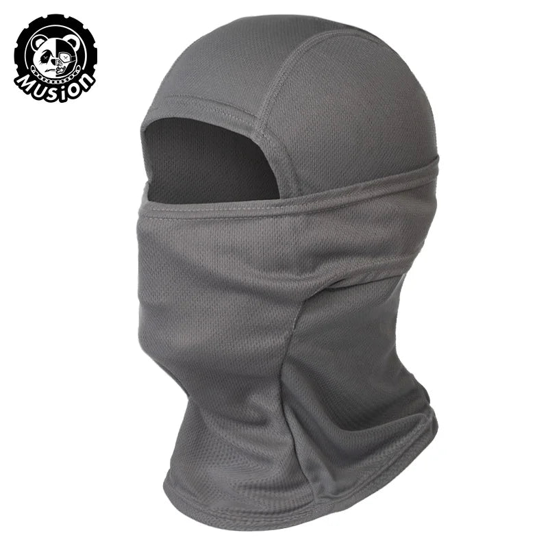 Musion Motorrad Sturmhaube Sonnenschutz Vollgesichtsmaske Atmungsaktives Mesh Airsoft Maske Sturmhaube Fahrrad Radfahren Kopfbedeckung Unde