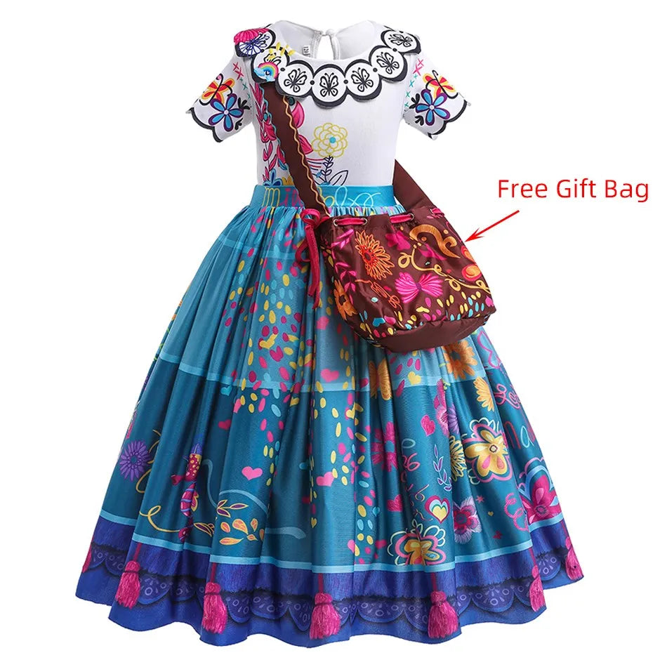 Kids Cinderella Costume Princess Dress for Girls Children Rapunzel Snow White Belle Jasmine Elsa Aurora Cosplay Carnival Dresses