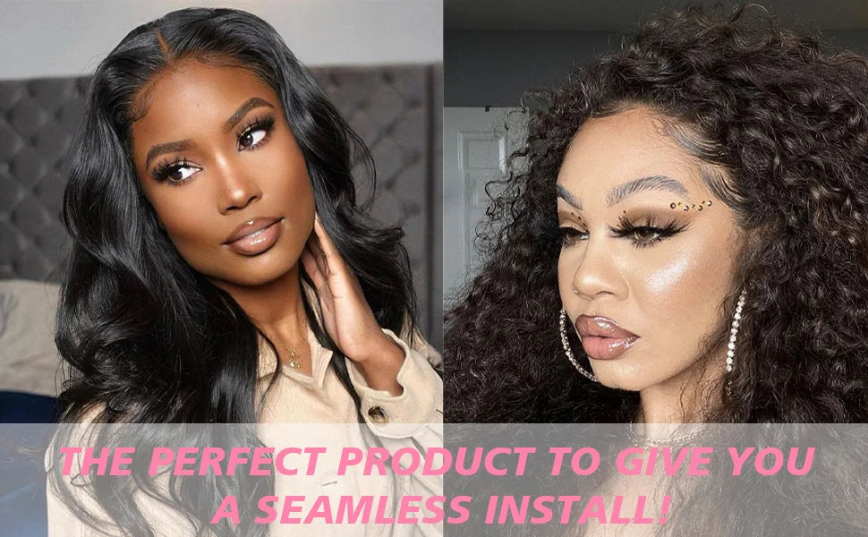 GOIPLE Anfänger Lace Wig Stylingprodukte Lang anhaltender Finishing Wachs Stick und Edge Control Gel Perückenkleber Kleinformat Set