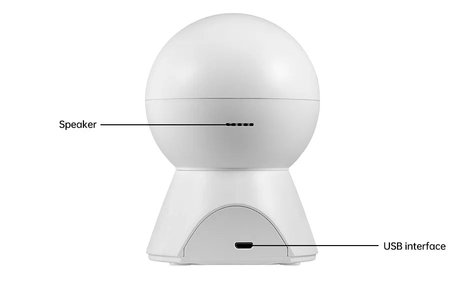 KERUI 5MP 4K WiFi IP Camera Works With Tuya Indoor Wireless Smart Home Security Human Detect Surveillance Camera Auto Tracking - Shoppiline