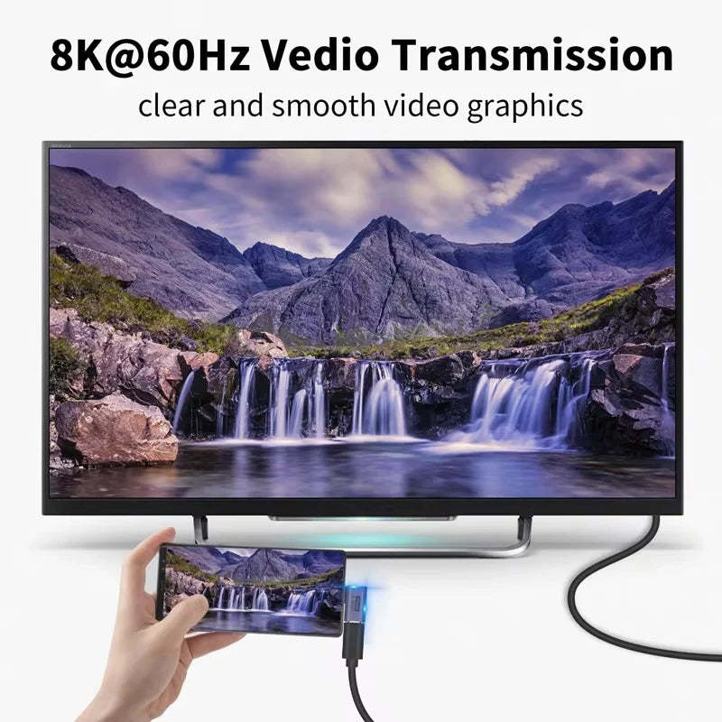 TYPE C Connector 4K OTG Plug 100W 40Gbps Data Transfer Ultra Fast Charging USB C USB3.1 Support 8K Adapter Extension