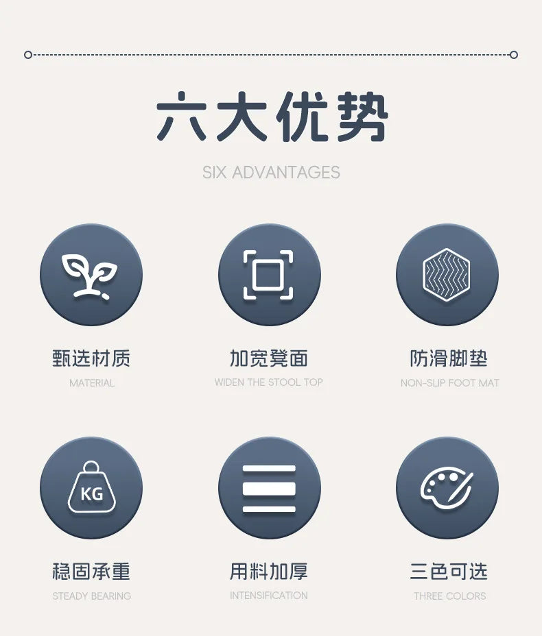 Ergonomic PP Footrest Under Desk Foot Stool Comfortable Space-Saving Foot Rest for Office Work Study Sofa Home