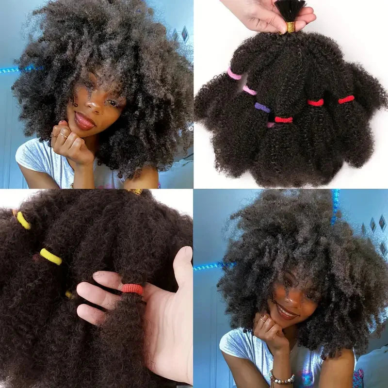 Afro Kinky Hair 12 Inch 1 Packs(10stands/pack) Pre Synthetic Afro Kinky Twist Hair Afro Braiding Hair Kinky Twist Crochet Braids