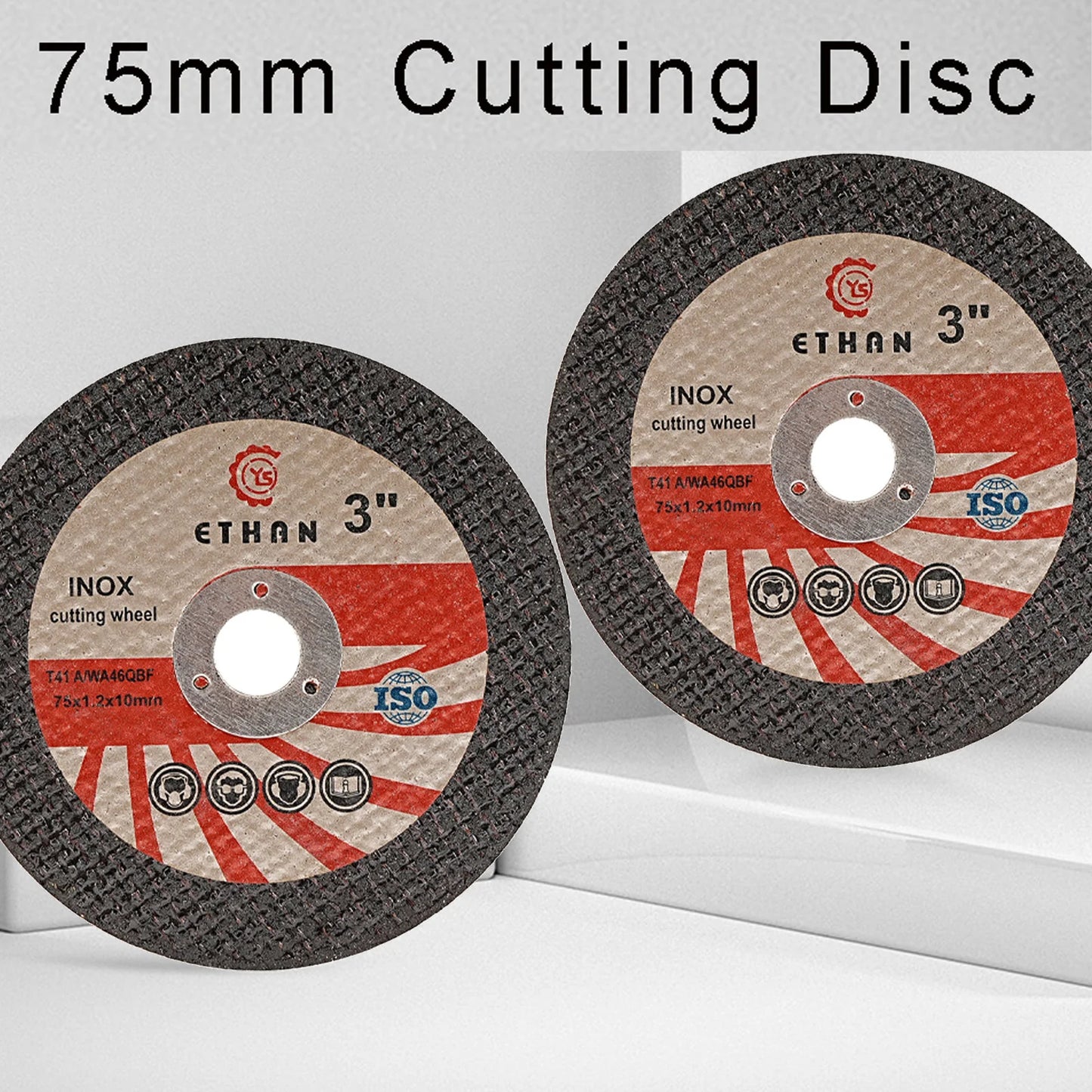 Sbestily 10pcs 75mm Circular Resin Saw Blade Mini Cutting Disc Metal Fast Cut Grinding Wheel for Angle Grinder Accessories - Shoppiline