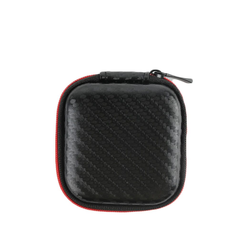 Earphone Storage Bag Square Headset Box Indoor Outdoor Travelling Earphones Storaging Case Accessories with Zipper