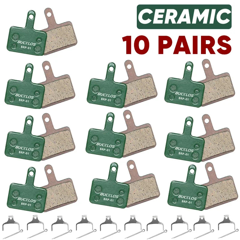 Ceramic Brake Pads BUCKLOS MTB Bike Hydarulic Disc Brake Pads For SHIMANO MT200 B01S B05S Mountain Road Bike Brake Pad Disc Part