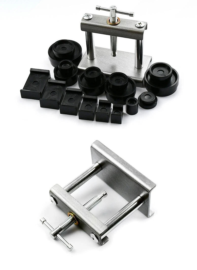 Professional Watch Press Set Watch Back for CASE Closing Tool & Fitting Dies Watch Repairing Tool Die Kit for Watchmaker