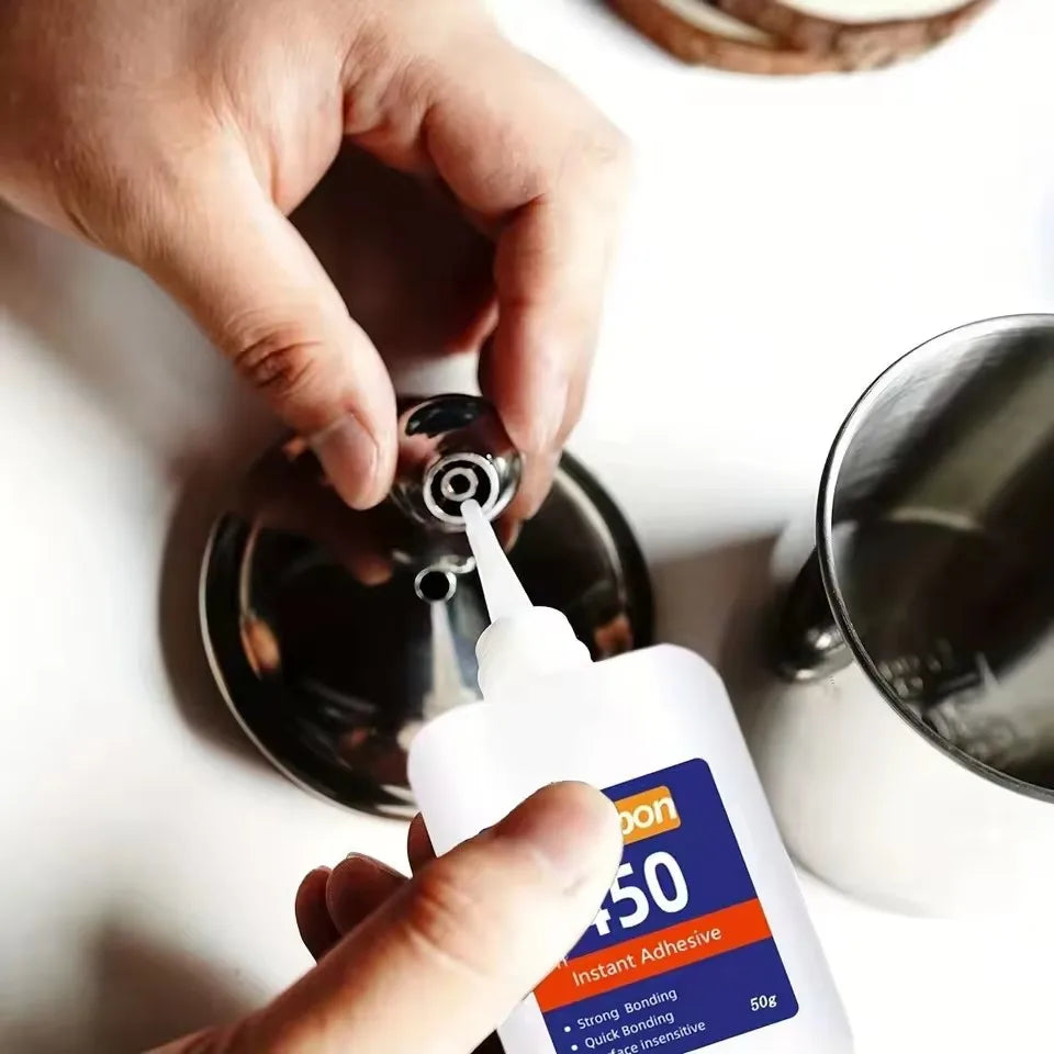 Super Glue Strong Bond for Shoes/Glass/Metal/Wood/Plastic,Ceramic Quick Dry Industrial Strength Instant Adhesive