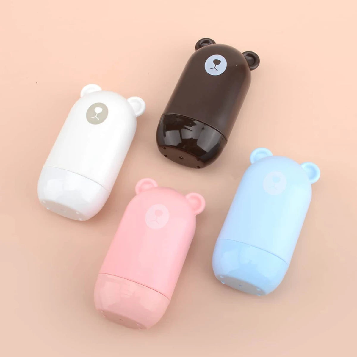 1 Cute Bear Shaped Roller Stamp, Study Notebook Typos Cover Graffiti Fashion Stamp, Personal Privacy Graffiti Daily Necessities