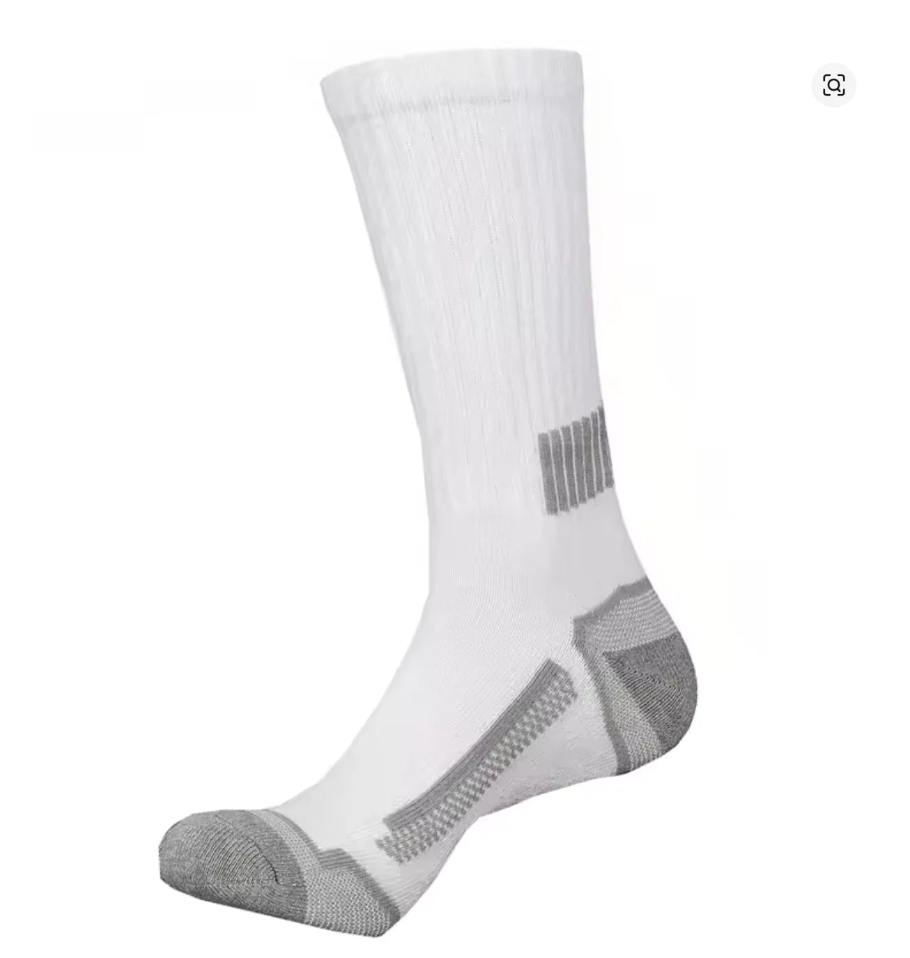 12Pairs of MEN'S Sports Socks, Sweat Absorbing, Comfortable and Breathable, Suitable for Basketball Training and Outdoor Running