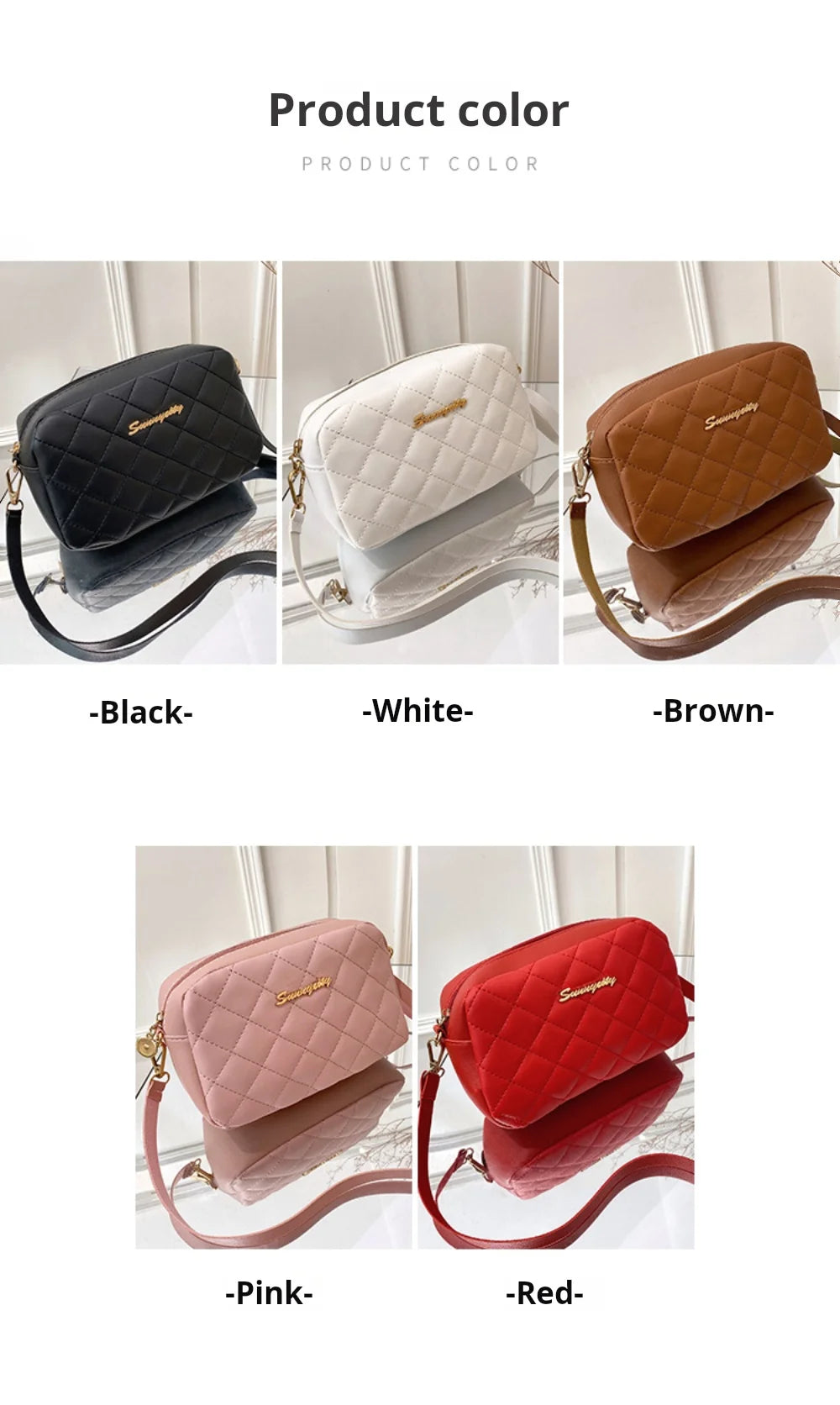 2024 Quaste Kleine Umhängetasche für Damen Trend Lingge Stickerei Kamera Damen Umhängetasche Mode Kette Damen Crossbody Taschen