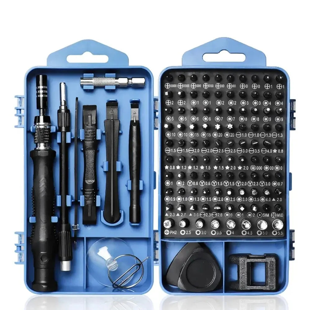 115/117 in 1 Precision Screwdriver Set Magnetic Torx Hex Screw Driver Bits Professional Repair Tool Kit for iPhone Xiaomi Mac PC - Shoppiline
