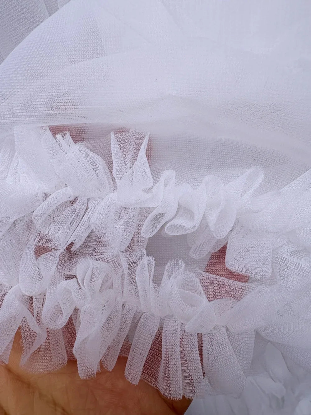 Lowest Pirce Womens 2-Layered Pleated Tulle Petticoat White Black Tutu Puffy Party Cosplay Skirt Lolita Cosplay Bridal Crinoline