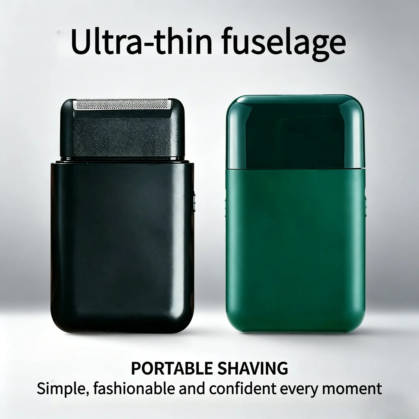 TOP New Electric Shaver Professional Beard Trimmer Razor Portable Mini Shaver Reciprocating Shaving Blade USB Charge for Men
