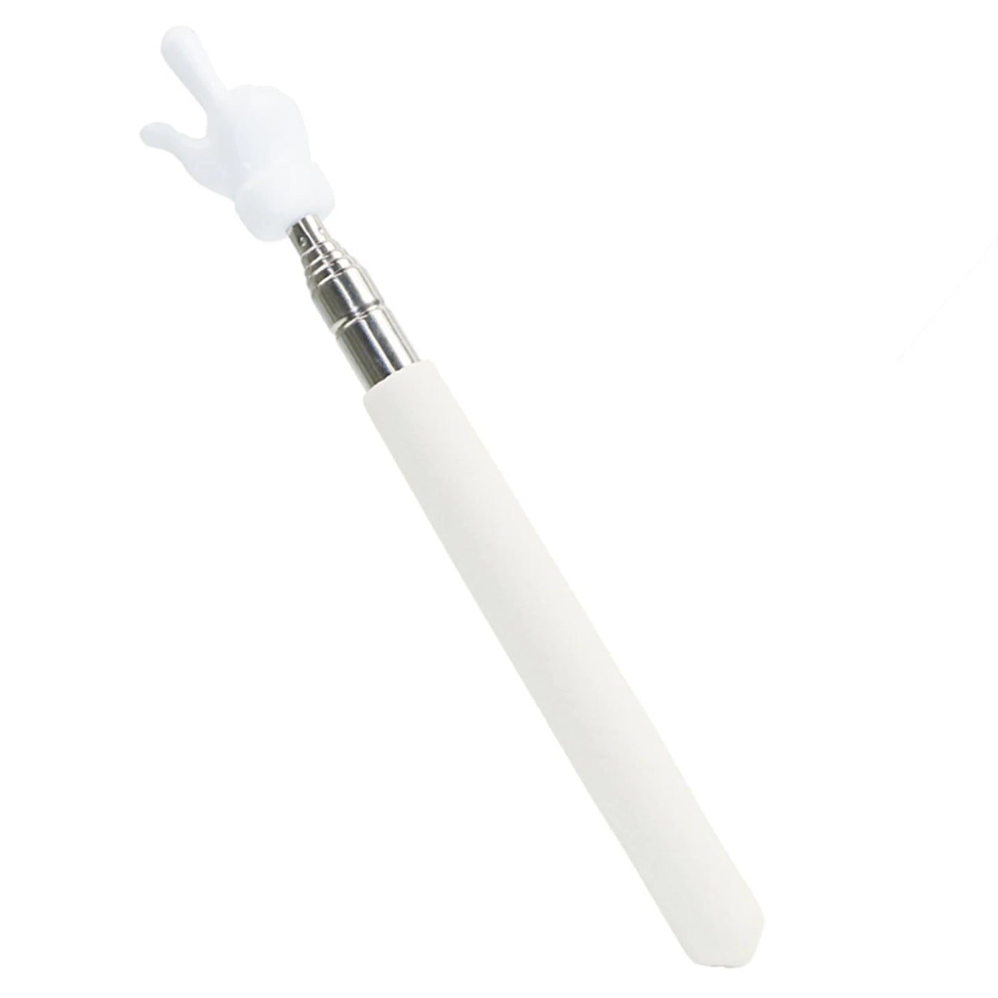 Etractable Teaching Stick Finger Design Whiteboard Pointer Handheld Presenter Finger Reading Stick Telescopic Rod Teaching Tool