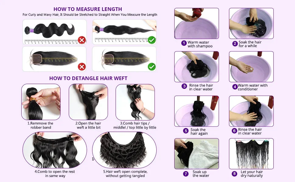 30 32 Inch Full Head Body Wave Bundles 100% Raw Human Hair Weaving Virgin Hair Extensions 1 3 4 Pcs Natural Black Color Double Weft Remy Hair Thick Full Ends Hair Bundles