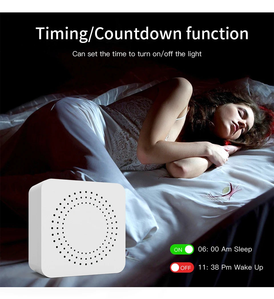 Tuya 16A MINI Wifi Smart Switch DIY 2-way Control Relay Timer For Smart Life Work With Alexa Google Home Yandex Alice
