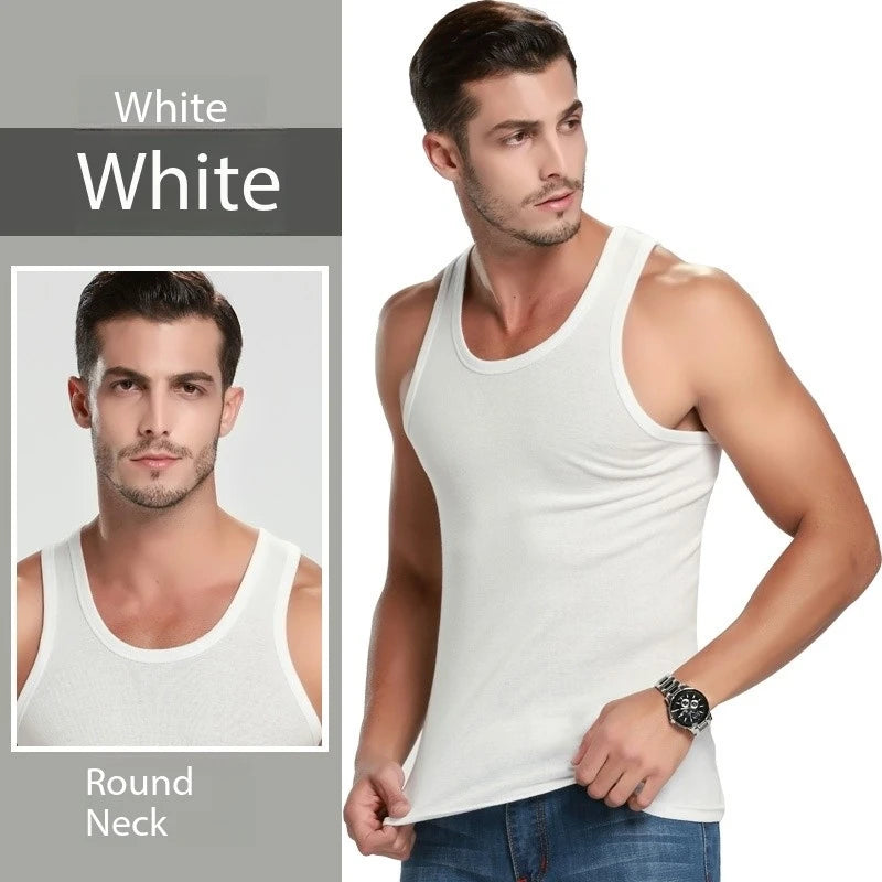 Sommer, leicht, Baumwolle, eng anliegend, Weste, Sport, lässig, Familie, Pyjama, Outdoor, eng anliegend, Top, atmungsaktiv, schnell trocknend, Weste, 2025, neu, Herren